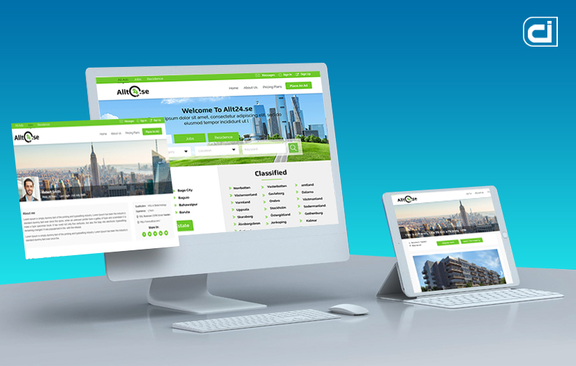 Classified Website screenshot 1